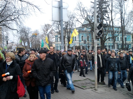 Мітинг на майдані проти податкового кодексу ФОТО