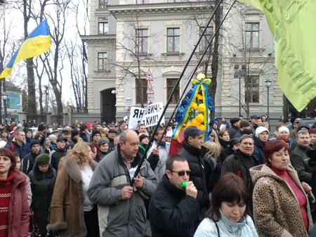 Мітинг на майдані проти податкового кодексу ФОТО