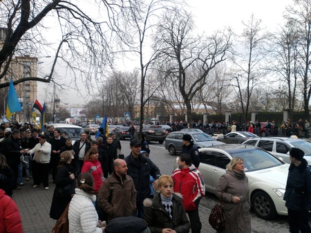 Мітинг на майдані проти податкового кодексу ФОТО